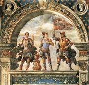 GHIRLANDAIO, Domenico Decoration of the Sala del Gigli Spain oil painting artist